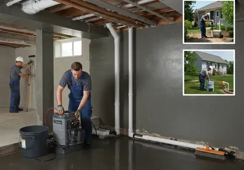 Basement Waterproofing and Flood Prevention process in South Whitley, IN